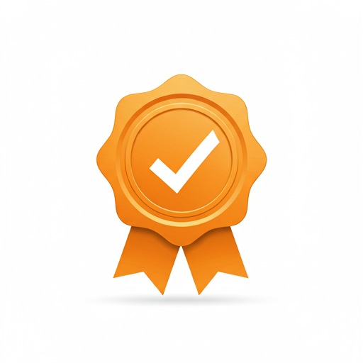 ISO 9001:2015 Zertifizierungssiegel mit Prüfzeichen, das die hohe Qualität der Reinigungsdienstleistungen bestätigt.
